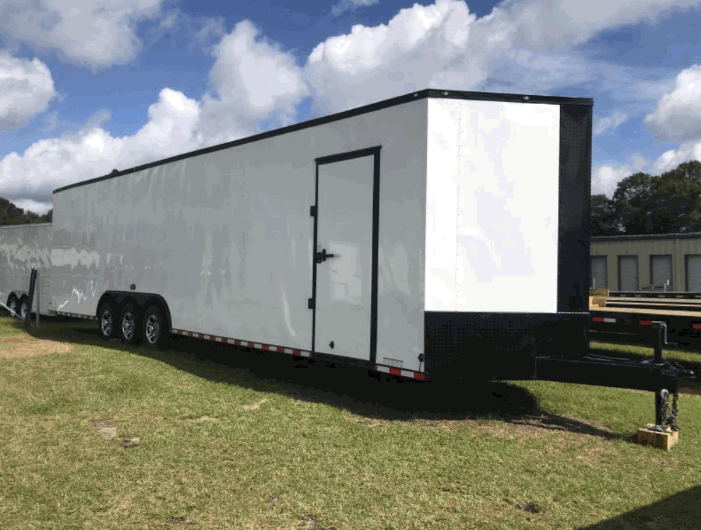 36' Enclosed SOLAR POWERED Offgrid Self-Sufficient Trailer - SOL-ARK 15K with OMO 32K Freedom Lithium Battery