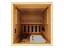 Load image into Gallery viewer, Peak Saunas Shasta 1-Person Full Spectrum Infrared Sauna with XL Medical-Grade Red Light Therapy &amp; Smart WiFi App Control
