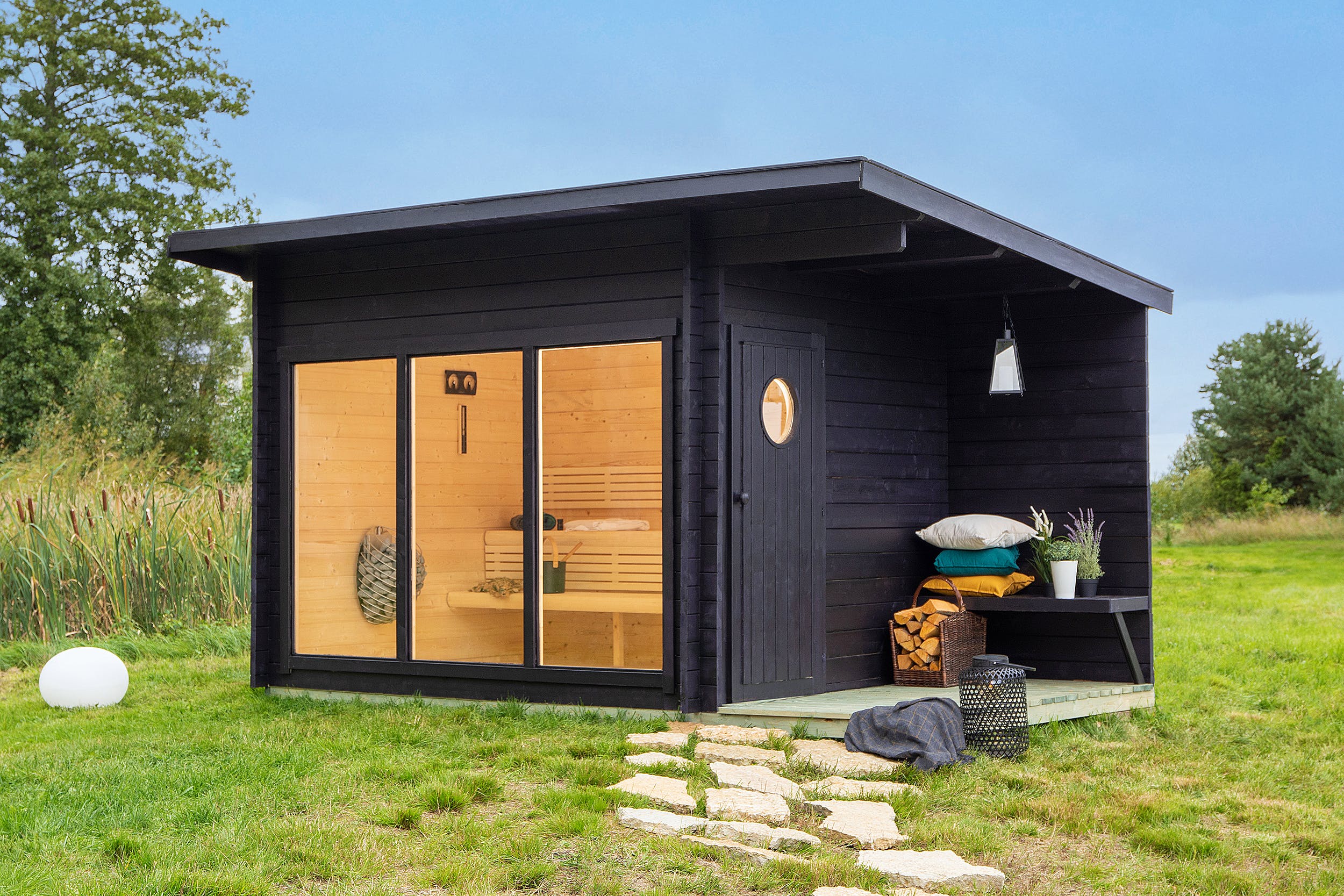 SAUNA EVOLUTION® Large Cabin Sauna Eco Oasis 3