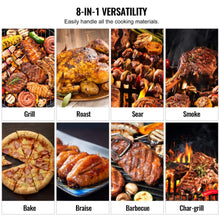Load image into Gallery viewer, 53&quot; Heavy Duty Portable Wood Pellet BBQ Grill With Cart (SAK93641)