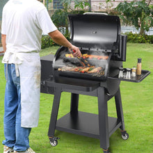 Load image into Gallery viewer, 53&quot; Heavy Duty Portable Wood Pellet BBQ Grill With Cart (SAK93641)