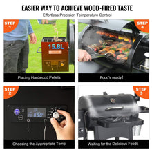 Load image into Gallery viewer, 53&quot; Heavy Duty Portable Wood Pellet BBQ Grill With Cart (SAK93641)