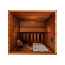 Load image into Gallery viewer, Peak Saunas Fuji 2-Person Full Spectrum Infrared Sauna with XL Medical-Grade Red Light Therapy &amp; Smart WiFi App Control