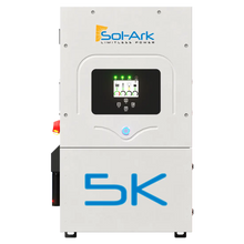Load image into Gallery viewer, 2.2KW Complete Offgrid Solar Kit + 5K Sol-Ark Inverter + 15.36KW OMO Stack Lithium Battery +2.2KW Solar with Mounting Rails and Wiring