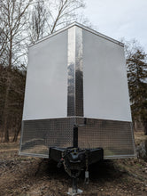 Load image into Gallery viewer, 16&#39; Enclosed SOLAR POWERED Offgrid Self-Sufficient Trailer - Concession Window Expanded Solar Array / Expanded Lithium battery bank - MOBILE STOREFRONT VERSION