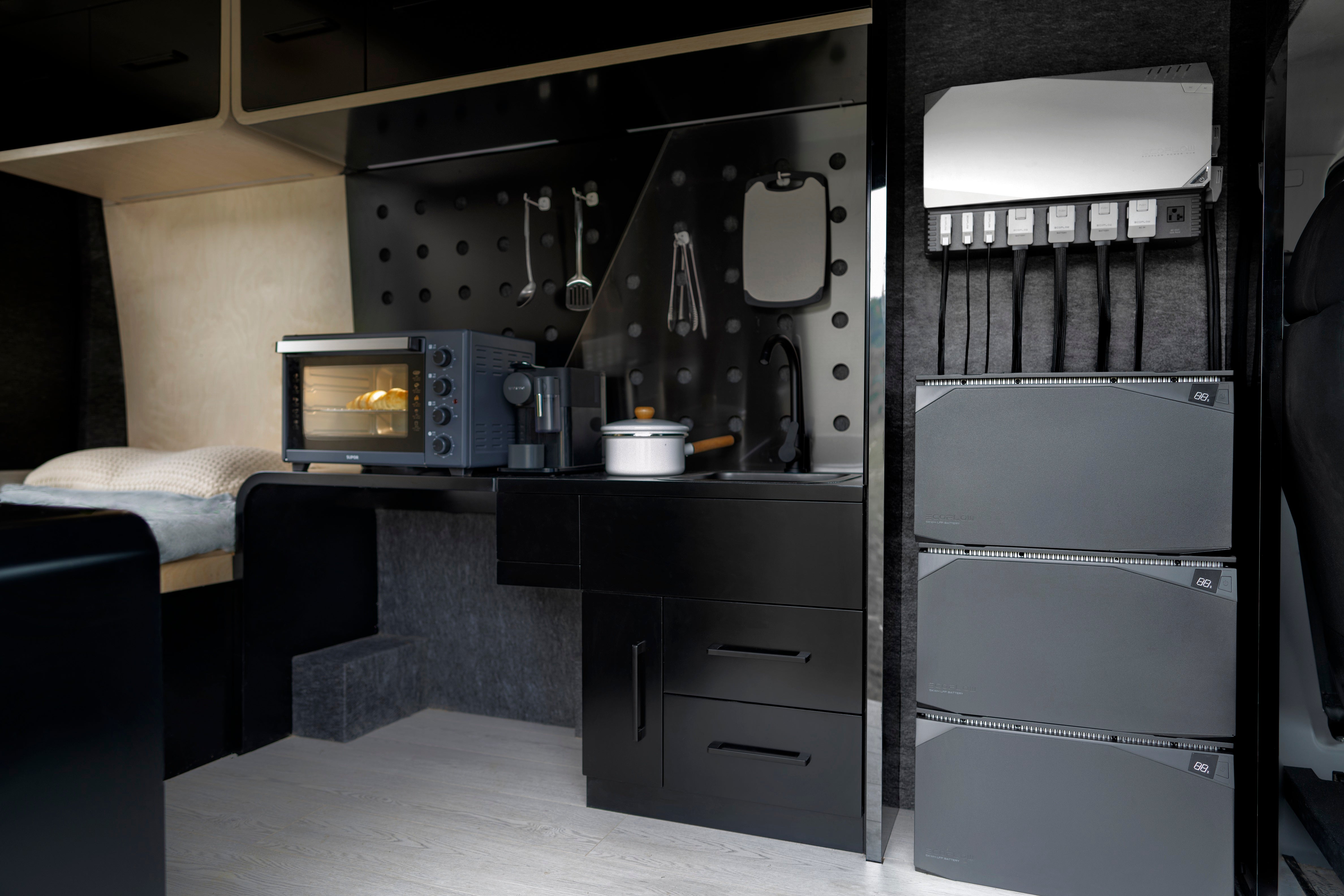 EcoFlow Power Kit 120V Output - 1x 3600 Watt Solar Generator / 4000wH Lithium Storage /1300w Solar Complete Offgrid Kit