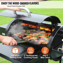 Load image into Gallery viewer, 62&quot; Heavy Duty Portable Wood Pellet BBQ Grill With Cart (SAK91308)