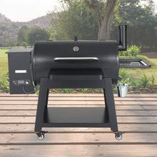 Load image into Gallery viewer, 62&quot; Heavy Duty Portable Wood Pellet BBQ Grill With Cart (SAK91308)