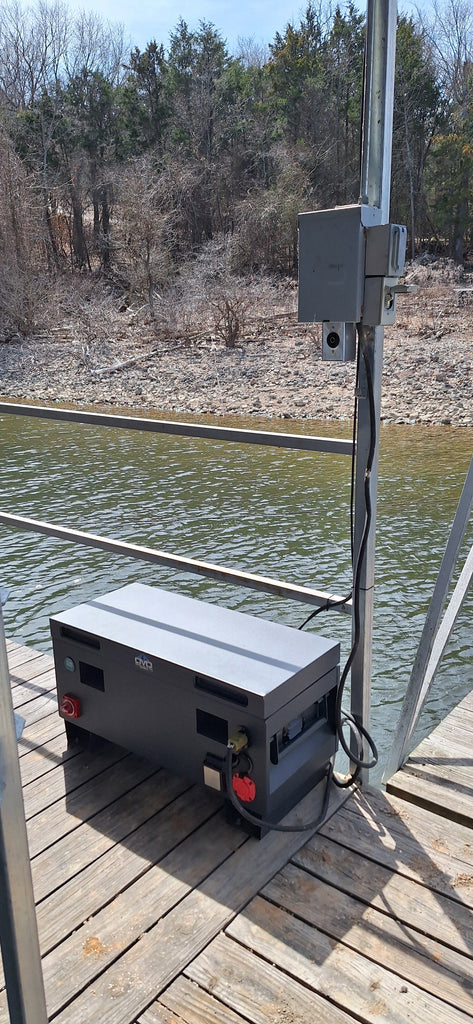 2.2KW Boat Dock Offgrid Solar Kit - Portable with Plug and Play Connections