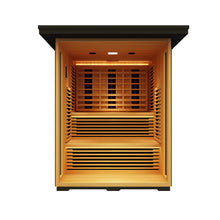 Load image into Gallery viewer, Peak Saunas Kilimanjaro 5-Person Outdoor Full Spectrum Infrared Sauna with XL Medical-Grade Red Light Therapy and Smart WiFi App Control