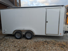 Load image into Gallery viewer, 16&#39; Expanded Model Enclosed SOLAR POWERED Offgrid Self-Sufficient Trailer - BASE MODEL w Expanded 10K Split Phase 120V/240V OMO E-Line Inverter + 10.24kWh OMO E-Line Lithium Battery