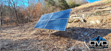Load image into Gallery viewer, Adjustable Solar Panel 3&quot; Pole Mount - 4x Solar Panels (Without Modules)