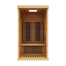 Load image into Gallery viewer, Peak Saunas Shasta 1-Person Full Spectrum Infrared Sauna with XL Medical-Grade Red Light Therapy &amp; Smart WiFi App Control