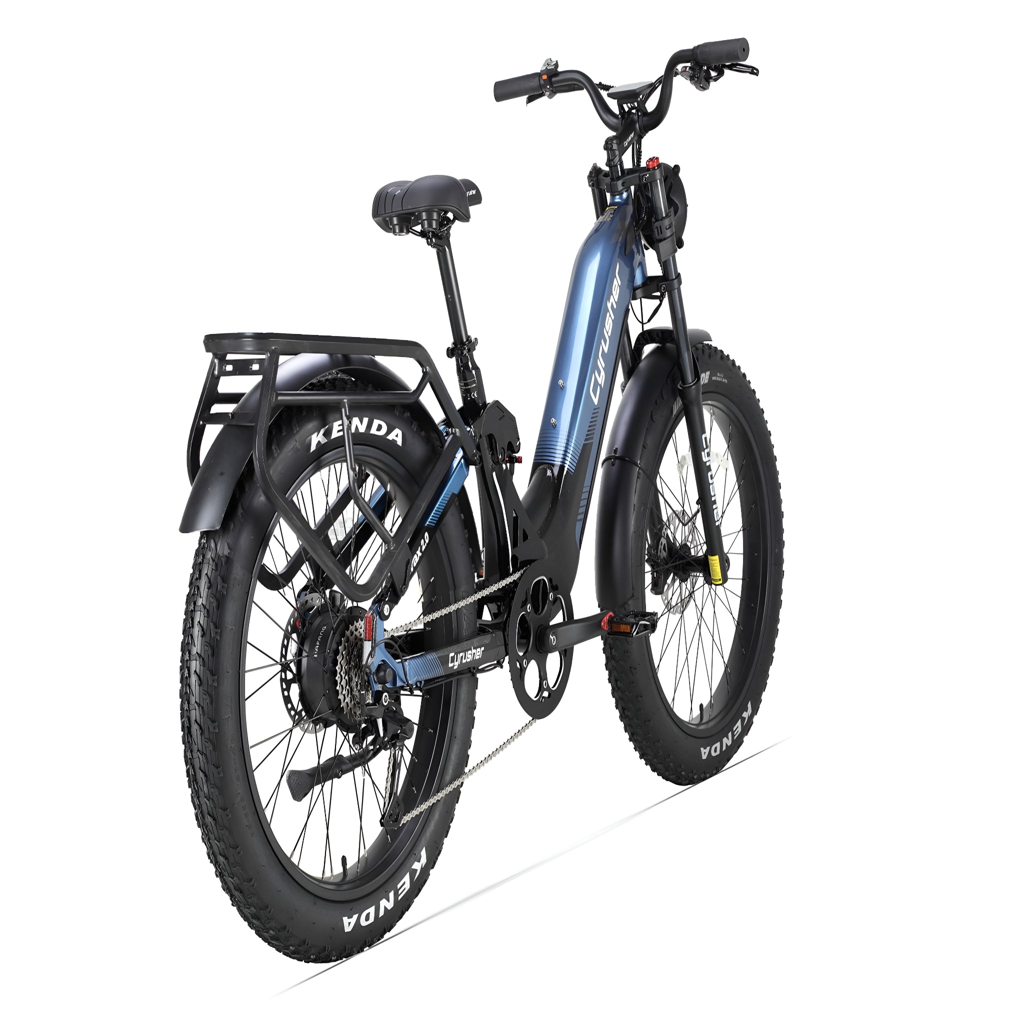 Cyrusher Trax 2.0 Step-Thru Full-Suspension E-Bike