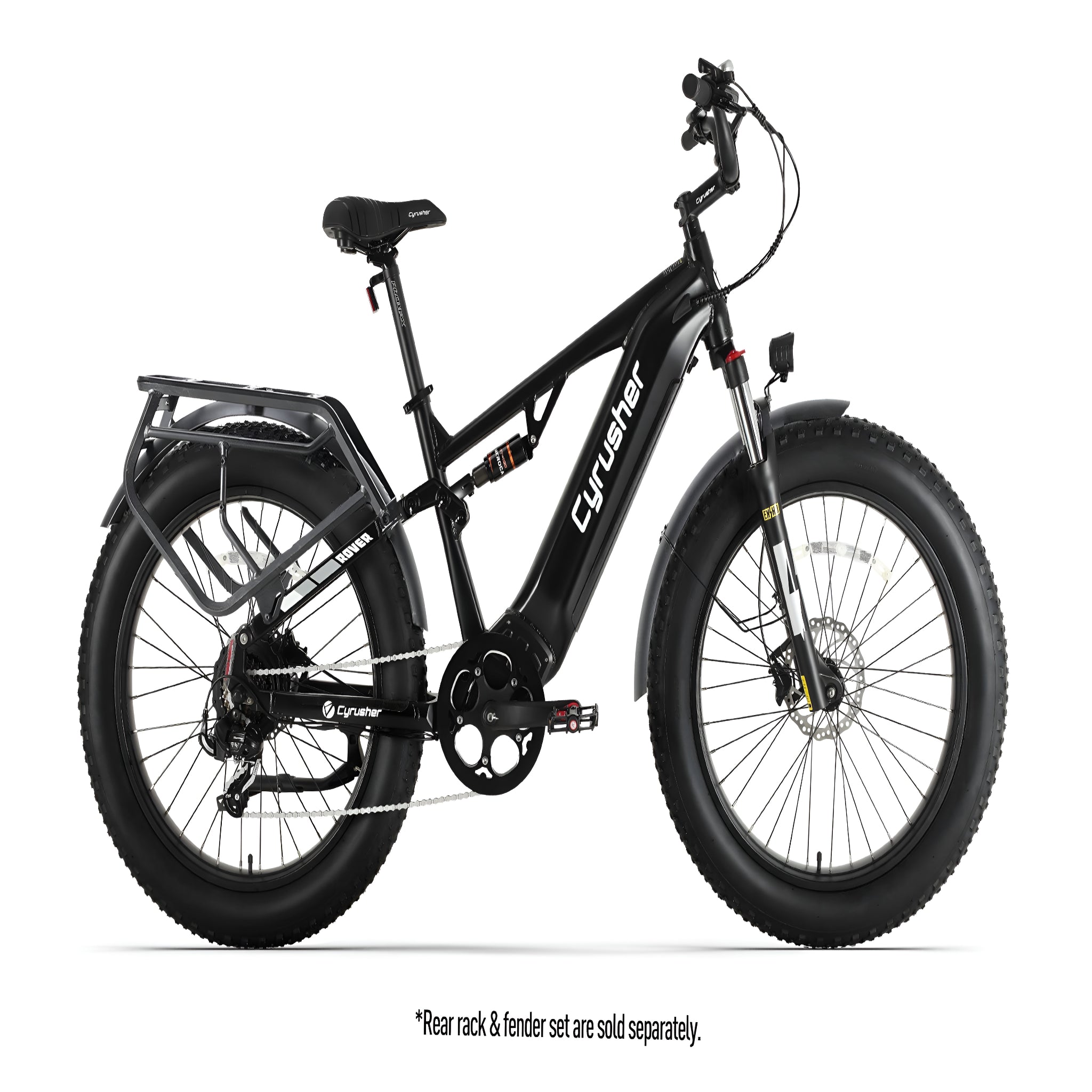 Cyrusher Rover Step-Over Full-Suspension E-Bike