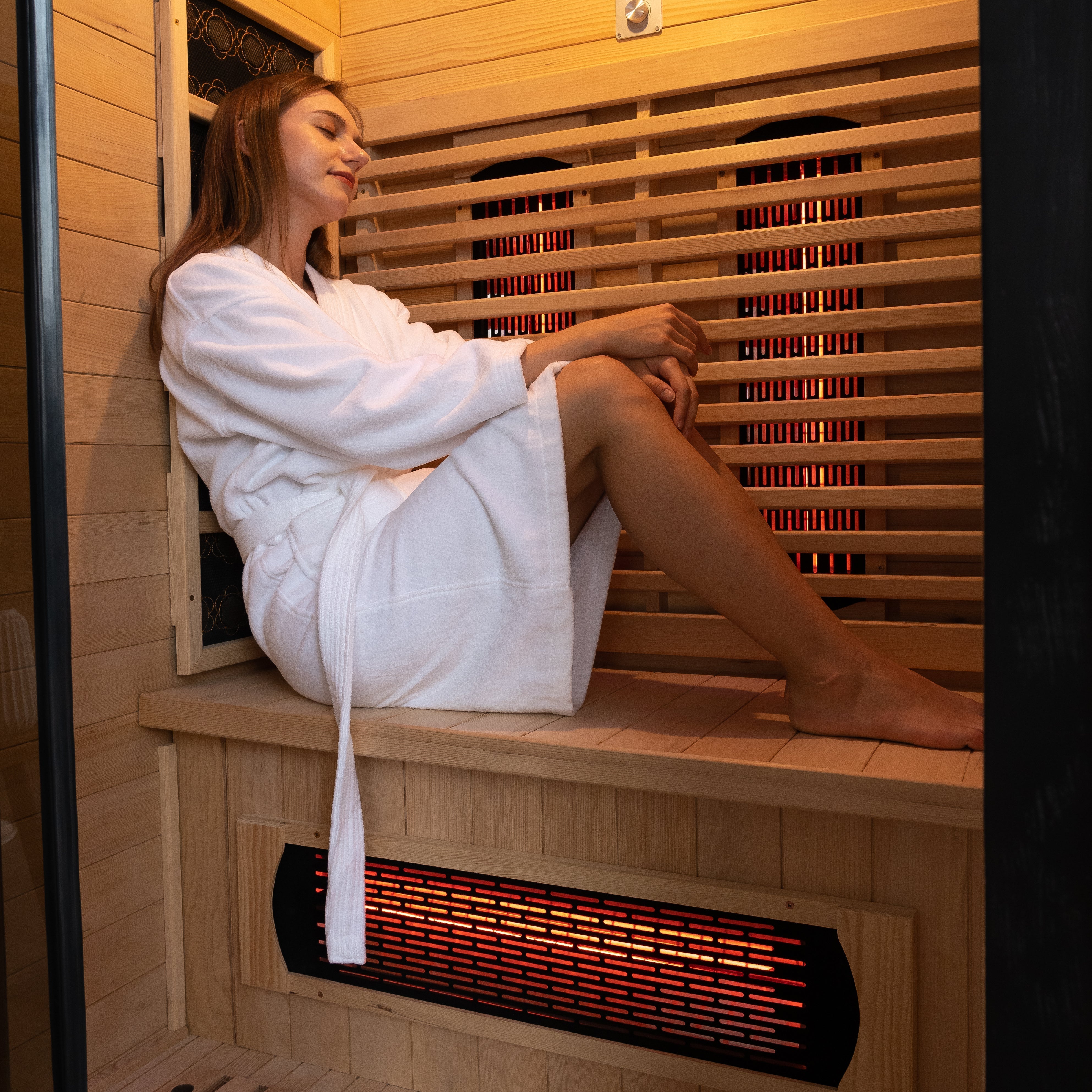 SAUNA EVOLUTION® Luxury Ozone Dry Far Infrared Indoor Sauna