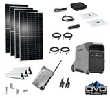 EcoFlow DELTA PRO 3 - 4000 Watt Solar Generator / 4000wH Lithium Storage / 2200w Solar Complete Offgrid Kit
