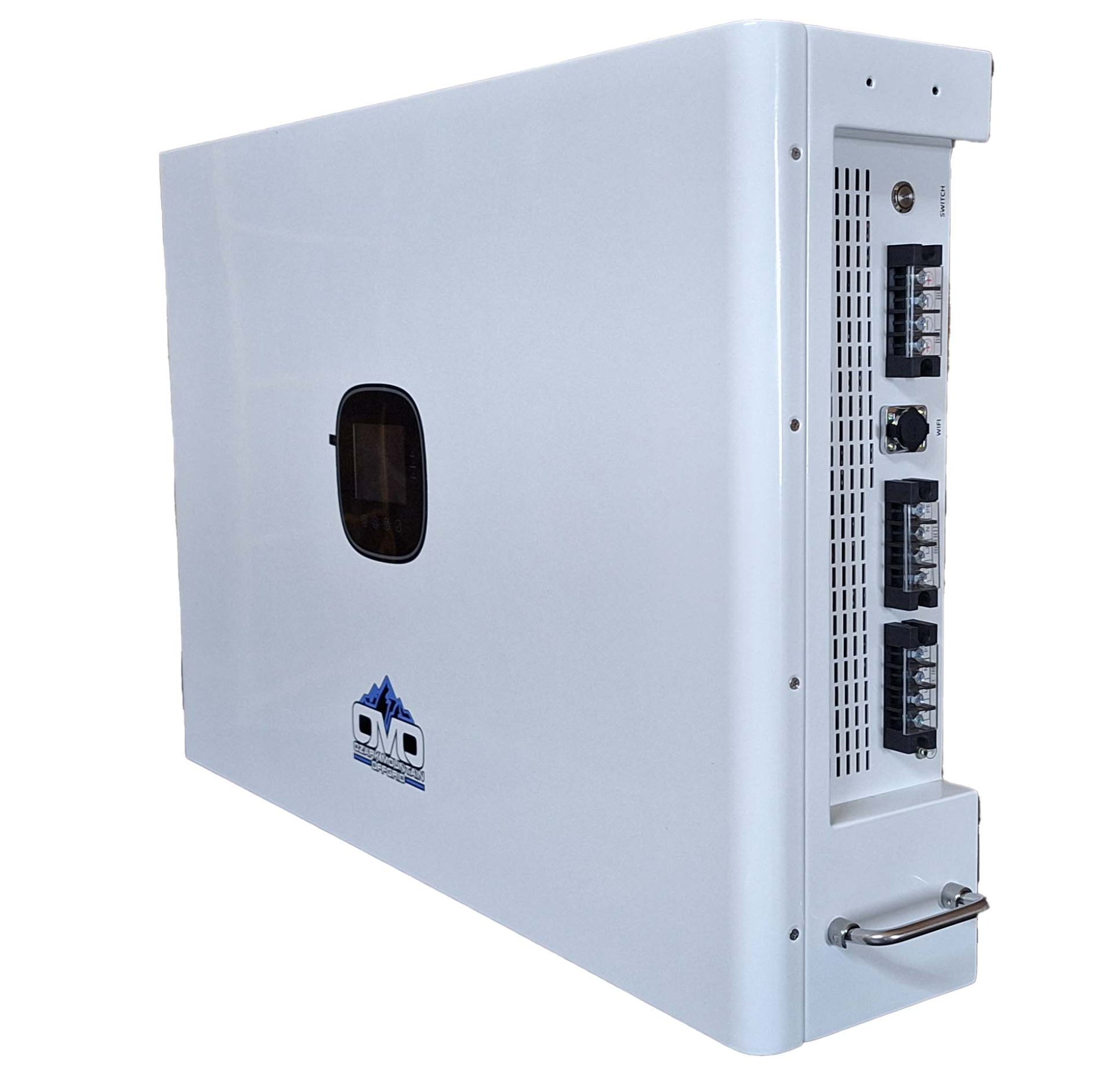 2.2KW Complete Offgrid Solar Kit + 10K 120V/240V OMO E-Line Inverter + 2x 10.24KW OMO E-Line Lithium Battery +2.2KW Solar with Roof Mounting Rails and Wiring