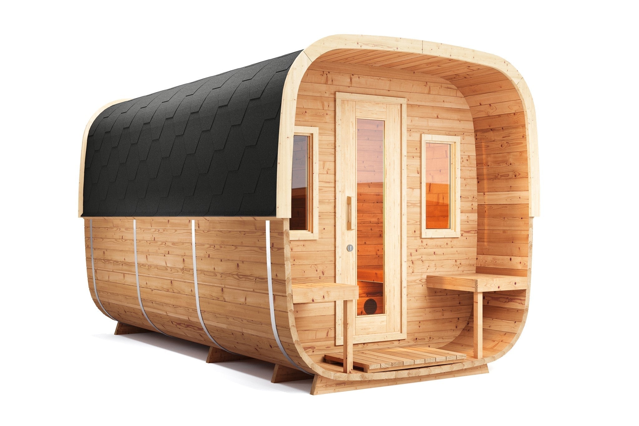 SAUNA EVOLUTION® Square Sauna Minimalist Refresh 9