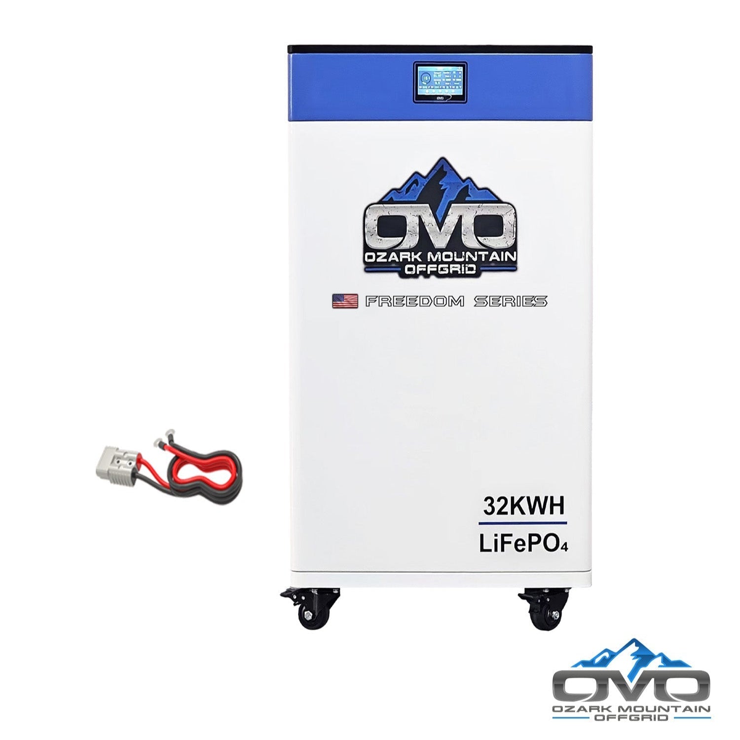 30KW Complete Offgrid Solar Kit + EG4 18kPV + 3x 32KW OMO 48V Freedom Series Lithium Battery + 30.8KW Solar with Ground Mount and Wiring