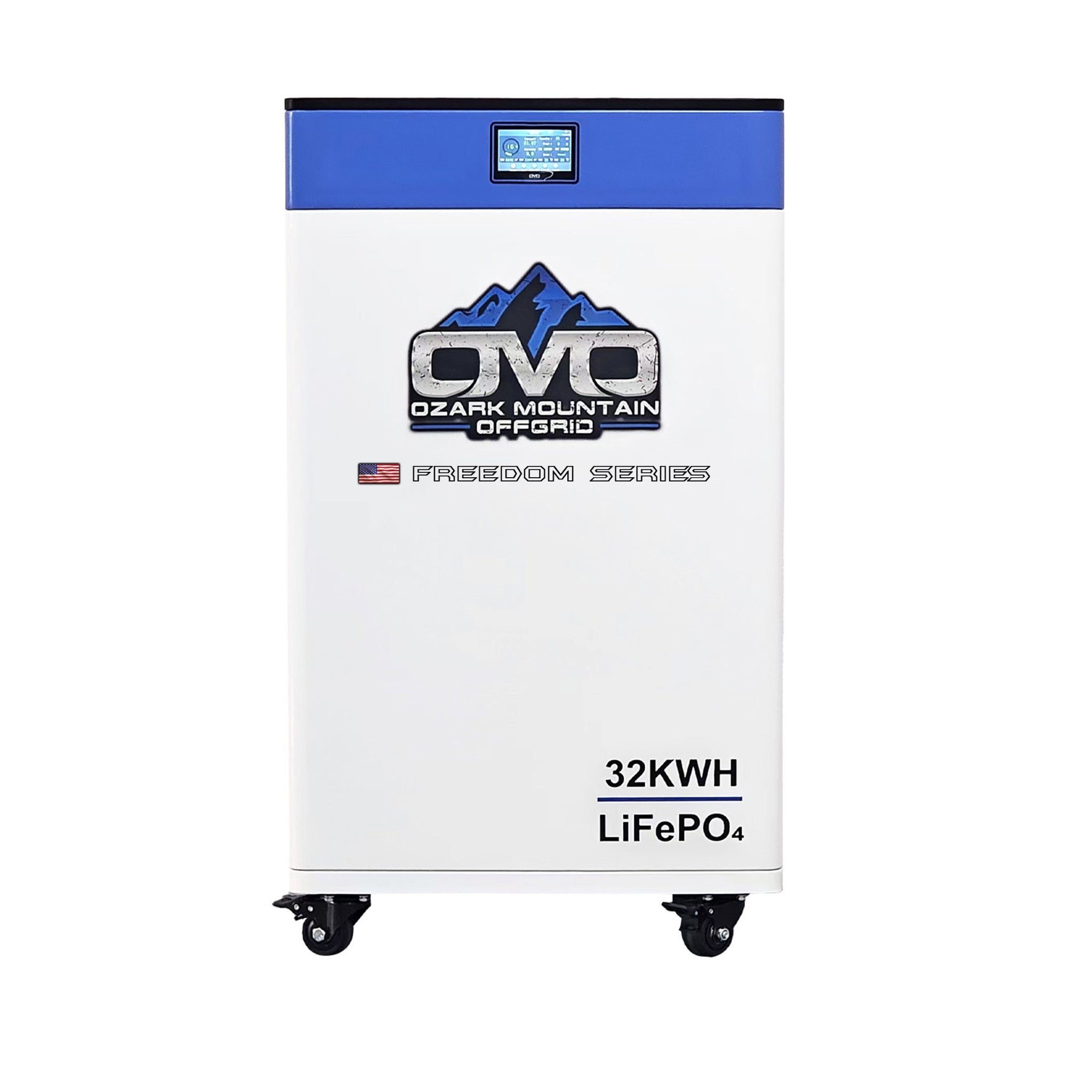 10KW Complete Offgrid Solar Kit + 15K Sol-Ark Inverter + 32kWh OMO 48V Freedom Series Lithium Battery + 11KW Solar with Ground Mount Rails and Wiring