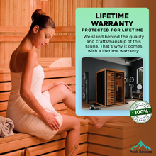 Load image into Gallery viewer, Peak Saunas Fuji 2-Person Full Spectrum Infrared Sauna with XL Medical-Grade Red Light Therapy &amp; Smart WiFi App Control