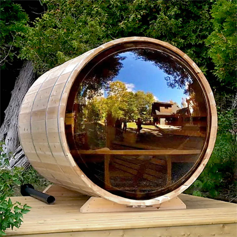 SAUNA EVOLUTION® Barrel Sauna Serenity Nature Air 4
