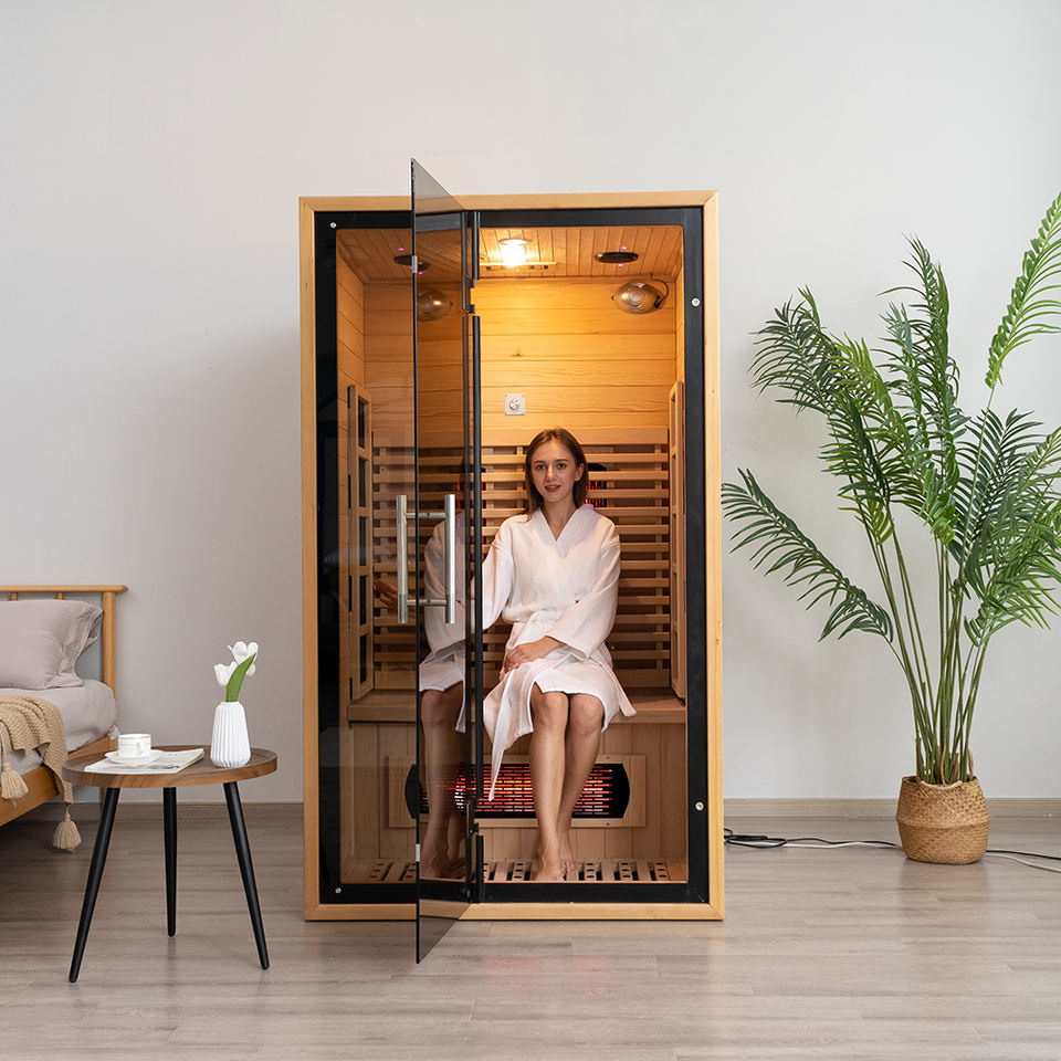 SAUNA EVOLUTION® Luxury Ozone Dry Far Infrared Indoor Sauna
