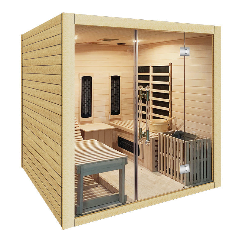 SAUNA EVOLUTION®  Indoor Steam and Far-infrared Sauna Dual System 01