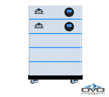 Load image into Gallery viewer, OMO All-In-One Customizable Stacking Inverter/Battery System 120/240 11000W Total Inverter Output + 15.36KW Lithium Battery