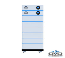 Load image into Gallery viewer, OMO All-In-One Customizable Stacking Inverter/Battery System 120/240 11000W Total Inverter Output + 30.72KW Lithium Battery