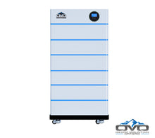 Load image into Gallery viewer, OMO All-In-One Customizable Stacking Inverter/Battery System 5500W Inverter + 30.72KW Lithium Battery