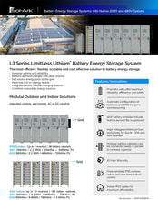 Load image into Gallery viewer, Commercial 120KW Solar Array - 3 Phase 208V Solar Kit + 4x 30K 208V Sol-Ark Inverter + 4x 40KW Sol-Ark INDOOR Lithium Battery +118.8KW Solar with Ground Mount and Wiring