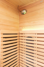 Load image into Gallery viewer, Peak Saunas Shasta 1-Person Full Spectrum Infrared Sauna with XL Medical-Grade Red Light Therapy &amp; Smart WiFi App Control