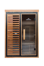 Load image into Gallery viewer, Peak Saunas Fuji 2-Person Full Spectrum Infrared Sauna with XL Medical-Grade Red Light Therapy &amp; Smart WiFi App Control