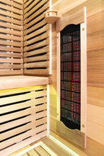Load image into Gallery viewer, Peak Saunas Rainier 1-Person Full Spectrum Infrared Sauna with XL Medical-Grade Red Light Therapy &amp; Smart WiFi App Control