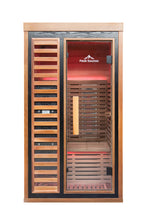 Load image into Gallery viewer, Peak Saunas Rainier 1-Person Full Spectrum Infrared Sauna with XL Medical-Grade Red Light Therapy &amp; Smart WiFi App Control