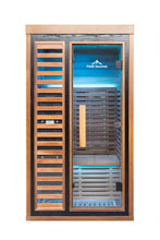 Load image into Gallery viewer, Peak Saunas Rainier 1-Person Full Spectrum Infrared Sauna with XL Medical-Grade Red Light Therapy &amp; Smart WiFi App Control