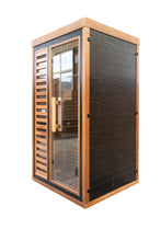Load image into Gallery viewer, Peak Saunas Rainier 1-Person Full Spectrum Infrared Sauna with XL Medical-Grade Red Light Therapy &amp; Smart WiFi App Control