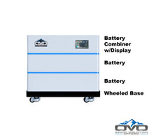 Load image into Gallery viewer, 4.4KW Complete Offgrid Solar Kit + 5K Sol-Ark Inverter + 10.24KW OMO Stack Lithium Battery +2.2KW Solar with Mounting Rails and Wiring