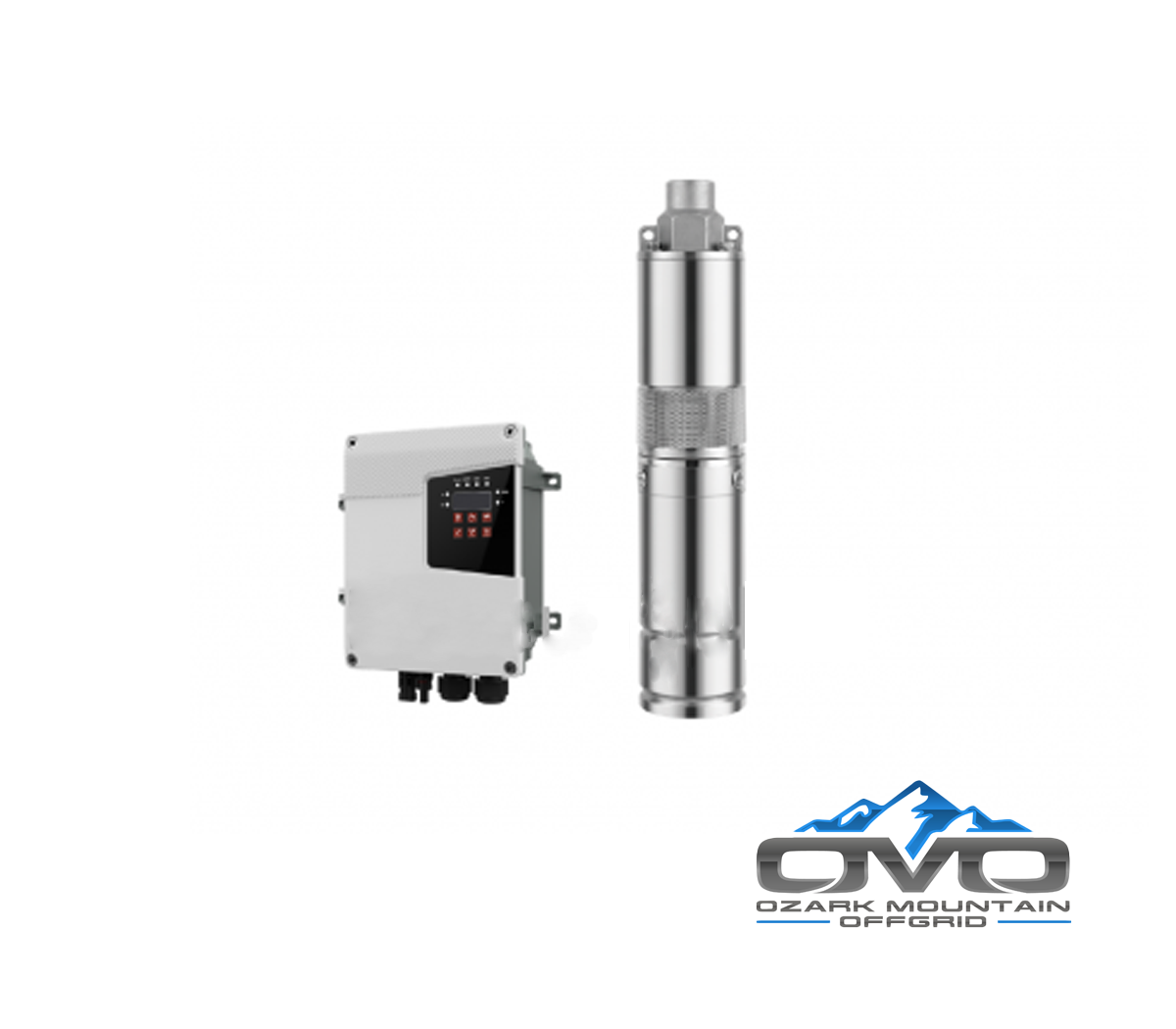 48V DC Solar Submersible Deep Well Screw Pump with  MPPT Charge Controller