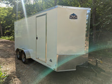Load image into Gallery viewer, 16&#39; Enclosed SOLAR POWERED Offgrid Self-Sufficient Trailer BASE MODEL