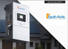 Load image into Gallery viewer, 4.4KW Complete Offgrid Solar Kit + 5K Sol-Ark Inverter + 10.24KW OMO Stack Lithium Battery +2.2KW Solar with Mounting Rails and Wiring