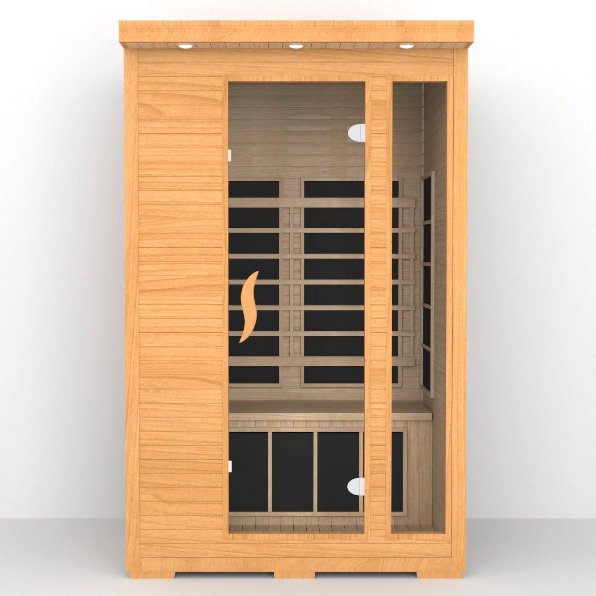 SAUNA EVOLUTION®  Low EMF Indoor Wood Sauna With Carbon Panel Far Infrared 16