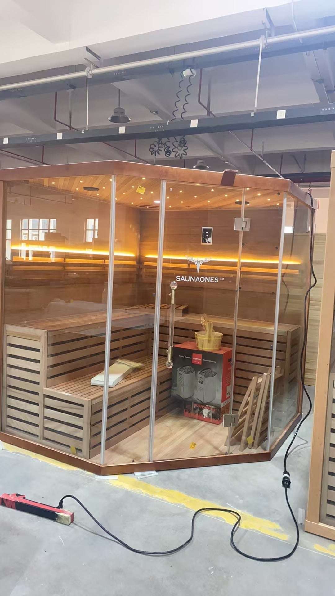 SAUNA EVOLUTION® 5-6 People Traditional Steam Sauna Room Luxury 1