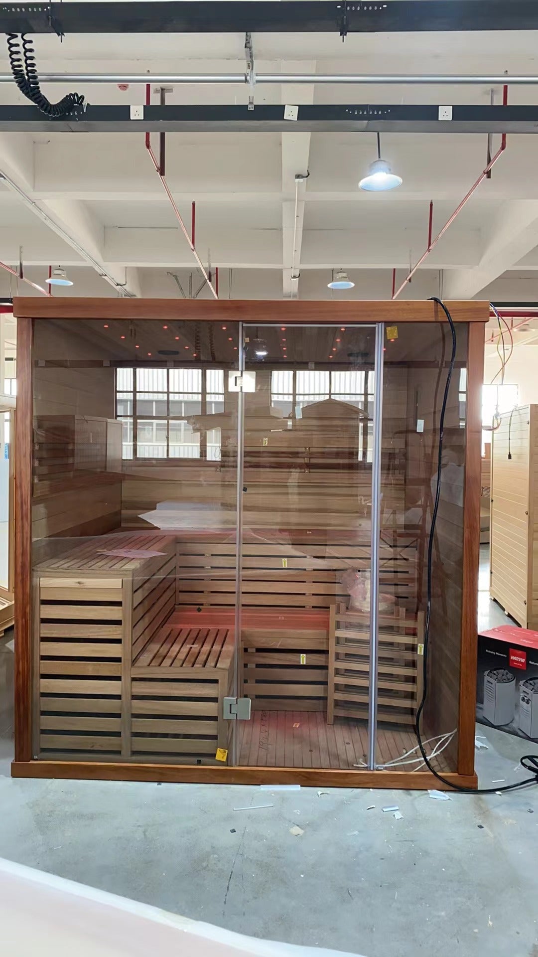 SAUNA EVOLUTION®  Indoor Therapy Wood Steam Sauna Room