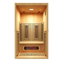 Load image into Gallery viewer, The Crown 2-Person Luxury Full Spectrum Infrared Sauna with Smart WiFi App Control