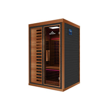Load image into Gallery viewer, Peak Saunas Fuji 2-Person Full Spectrum Infrared Sauna with XL Medical-Grade Red Light Therapy &amp; Smart WiFi App Control