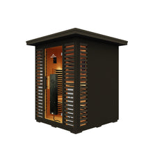 Load image into Gallery viewer, Peak Saunas Kilimanjaro 5-Person Outdoor Full Spectrum Infrared Sauna with XL Medical-Grade Red Light Therapy and Smart WiFi App Control