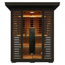 Load image into Gallery viewer, Peak Saunas Kilimanjaro 5-Person Outdoor Full Spectrum Infrared Sauna with XL Medical-Grade Red Light Therapy and Smart WiFi App Control
